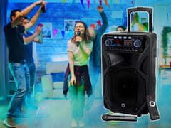 Manta SPK5021 PRO FONOS prenosni KARAOKE zvočnik, Bluetooth, TWS, črn - odprta embalaža