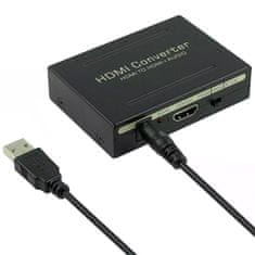 Northix Avdio razdelilnik, HDMI do HDMI + SPDIF + RCA - USB