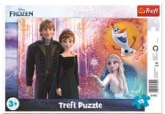 Trefl Puzzle Frozen - Srečni spomini / 15 kosov