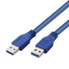 Northix USB 3.0 kabel, moški na moški - 2 m 