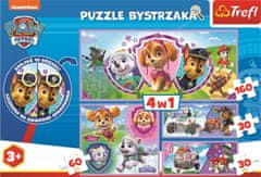 Trefl Iskanje razlik Puzzle Flapper Patrol 4v1 (30,30,60,160 kosov)