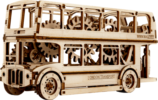 Wooden city 3D sestavljanka London Bus 216 kosov