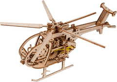 Wooden city 3D sestavljanka Helikopter 173 kosov