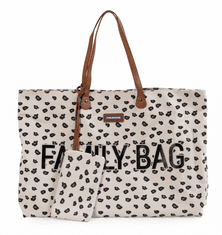 Childhome Potovalna torba Family Bag Platneni leopard