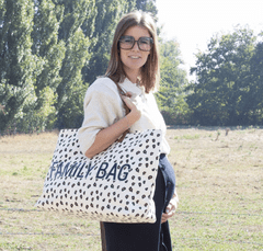 Childhome Potovalna torba Family Bag Platneni leopard