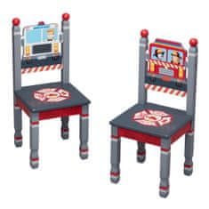Teamson Fantazijska polja - Pohištvo za igrače -Majhni gasilci Komplet 2 stolov