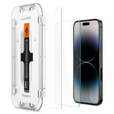 Spigen KALJENO STEKLO SPIGEN GLAS.TR "EZ FIT" 2-PACK IPHONE 14 PRO CLEAR