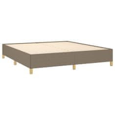 Vidaxl Box spring posteljni okvir taupe 160x200 cm blago