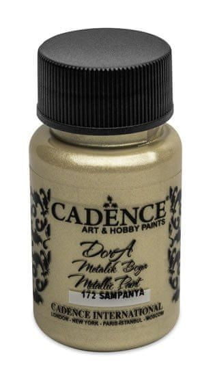 Cadence Akrilna barva Dora Metallic - šampanjsko bela / 50 ml