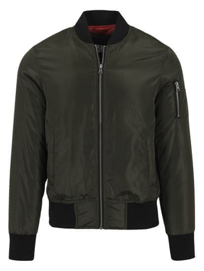 Urban Classics Moška bomber jakna Lenny olivna