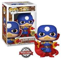 Funko POP Marvel: Infinity Warps - Soldier Supreme (ekskluzivna posebna izdaja GITD)