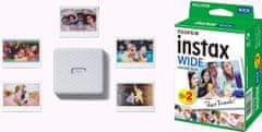 FujiFilm Instax Wide Link White + Wide film, 2×10