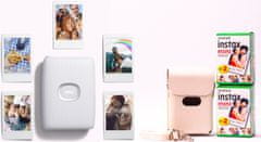 FujiFilm Instax Mini Link 2 Clay White + Link Case White komplet