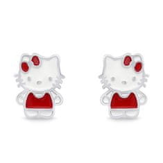 Brilio Silver Ljubki srebrni uhani Hello Kitty EA712W