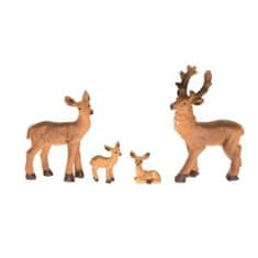 Rayher.	 Jelen, srna, bambi, set 4, 9.5cm