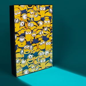  Fizz Creations Poster nočna lučka za otroke, 30 cm, Minions