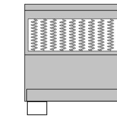 Vidaxl Boxspring postelja temno siva iz blaga 200x200 cm