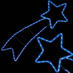GOTEL XXL LED božična zvezda 106cm modra