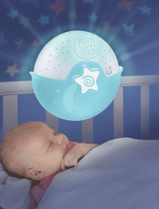 Infantino Noč svetilka s projekcijo modra