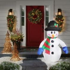 Family Christmas Napihljiv snežak z LED osvetljitvijo 120 cm IP44