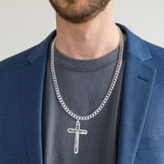Cool Mango Ogrlica s križem, obesek s križem, ogrlica s križem, krščanski nakit
