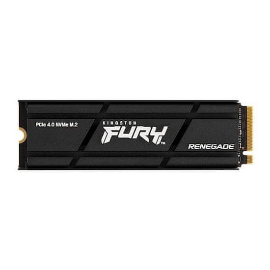 Kingston FURY Renegade SSD disk, 500 GB, 7300/3900 MB/s, M.2, PCIe NVMe, s hladilnikom