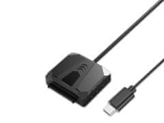 Orico UTS2-3C adapter USB-C v SATA, 2.5/3.5", 0.3 m, črna (UTS2-3C-03-BK-BP)