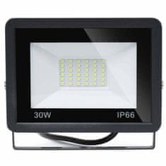 Verkgroup LED 30W reflektor črn 6000K IP66