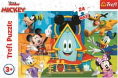 Trefl Sestavljanka Mickey's club: Mickey Mouse in prijatelji MAXI 24 kosov