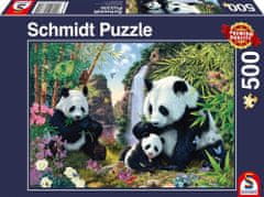 Schmidt Puzzle Pande pri slapu 500 kosov