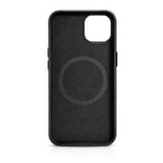 iCARER Usnjeni magnetni ovitek za iPhone 14 Plus z MagSafe Oil Wax Premium Leather Case črn