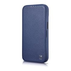 iCARER Usnjeni ovitek za iPhone 14 z magnetno zaklopko MagSafe CE Premium Leather mornarsko modra