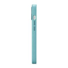 iCARER Usnjeni magnetni etui za iPhone 14 Plus z MagSafe Litchi Premium Leather Case zelen