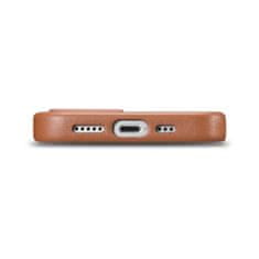 iCARER Usnjeni ovitek za iPhone 14 Plus MagSafe Case Leather brown