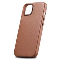 iCARER Usnjeni ovitek za iPhone 14 Plus MagSafe Case Leather brown