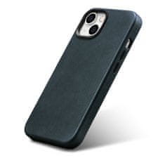 iCARER Usnjeni magnetni etui za iPhone 14 z MagSafe Oil Wax Premium Leather Case mornarsko modri