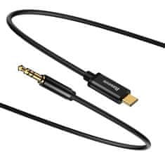 BASEUS Zvočni kabel Yiven 1,2 m (črn) iz USB-C v 3,5 mm mini jack