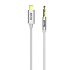 BASEUS Zvočni kabel Yiven 1,2 m (bela) iz USB-C v 3,5 mm mini jack