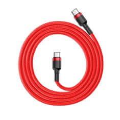 BASEUS Kabel Baseus Cafule USB-C PD 2.0 QC 3.0 60W 1m (rdeč)