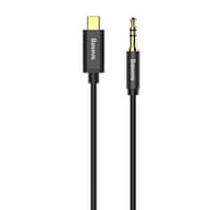 BASEUS Zvočni kabel Yiven 1,2 m (črn) iz USB-C v 3,5 mm mini jack