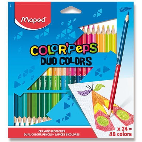 Maped - Trikotne barvice Color´Peps Duo 48 kosov