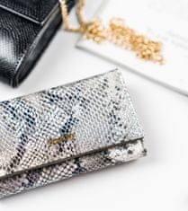 Rovicky Kakovostna lakirana ženska denarnica okrašena s kačjim vzorcem