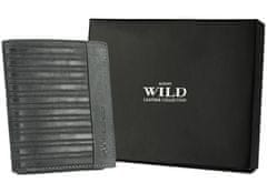 Always Wild Vertikalna moška denarnica iz naravnega usnja