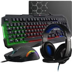 shumee G-LAB Gaming Argon Combo Calvier + miška in podloga + slušalke - KEYZ 120 FR, KULT 130, KORP 150, PAD - FR