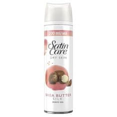 Gel za britje s karitejevim maslom za suho kožo Satin Care (gel za britje) 200 ml