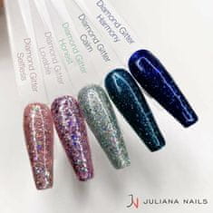 Juliana Nails Gel Lak Diamond Glitter Honest zelena turkizna z bleščicami No.574 6ml