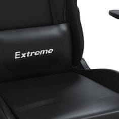Greatstore Gaming stol črno umetno usnje