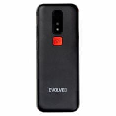 Evolveo Easyphone LT mobilni telefon za starejše s polnilnim stojalom (črn)