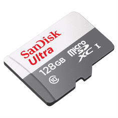 SanDisk Ultra microSDXC 128GB 100MB/s Class 10 UHS-I, z adapterjem