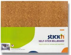 Stick'n Sticker Board rjava, 58 x 46 cm